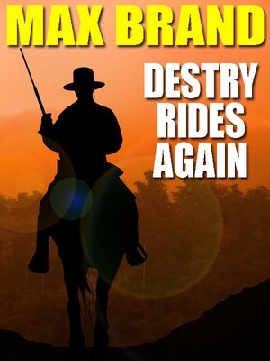 cover image of Destry Rides Again